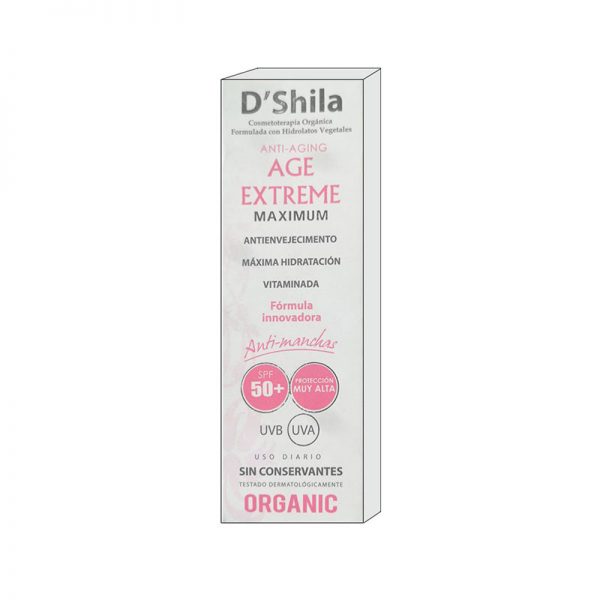 D'Shila-age-extrem-maximum-antienvelliment-vitaminada-antitaques-50spf-bellezaymaquillaje.com